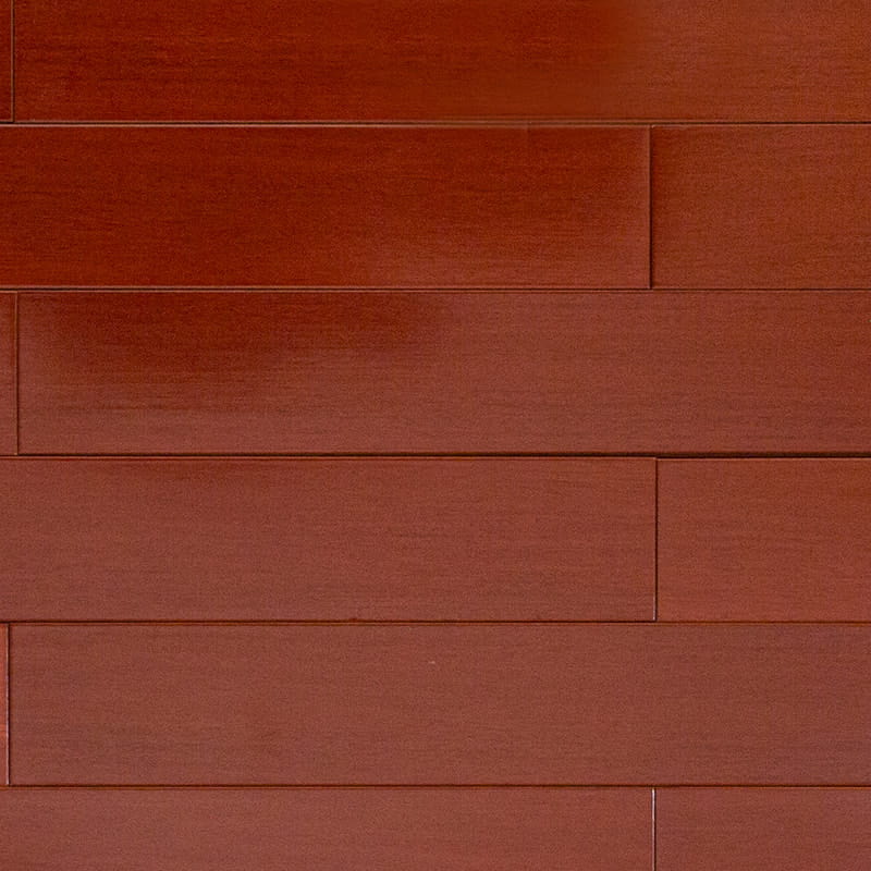 Pisos de madeira maciça fosca Padauk vermelho marrom