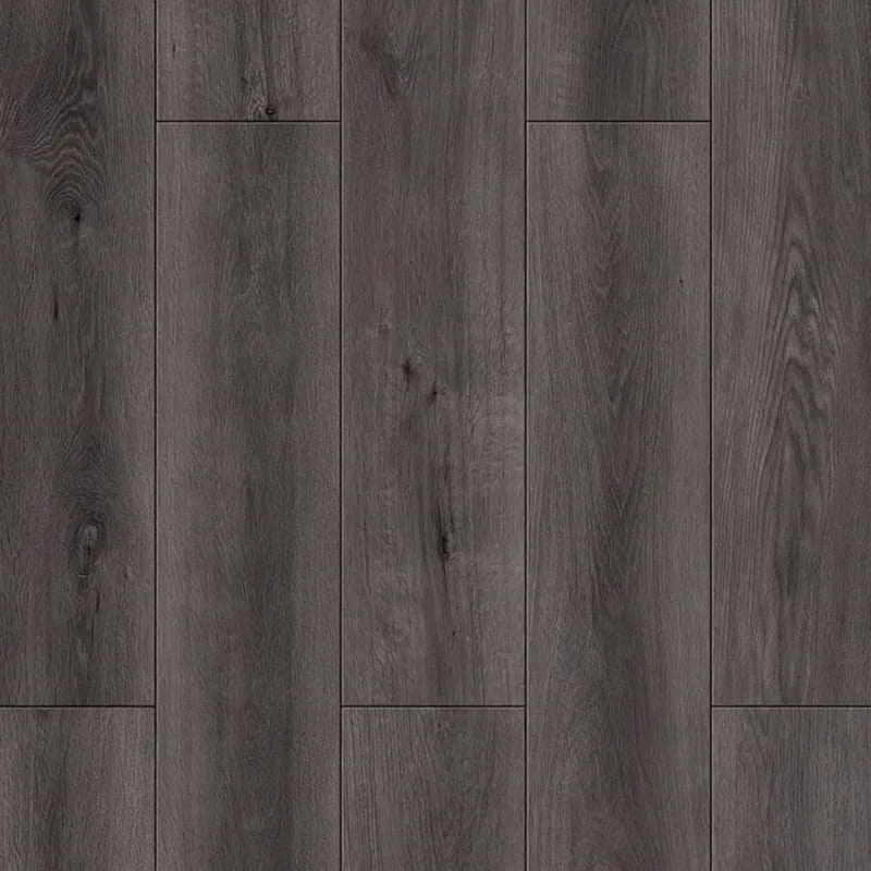 Piso laminado impermeável de grão de noz marrom escuro AC3