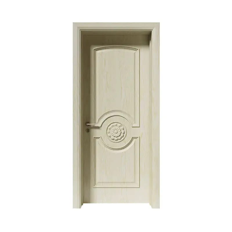 Porta antiga em folheado de cinza marfim