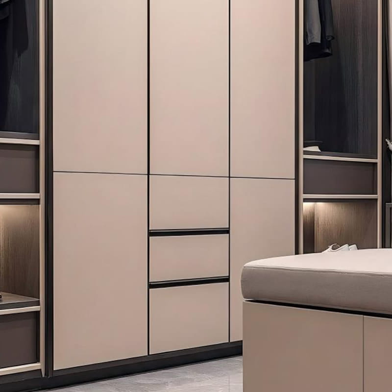 Armário walk-in fantasma panorâmico Milan Aura